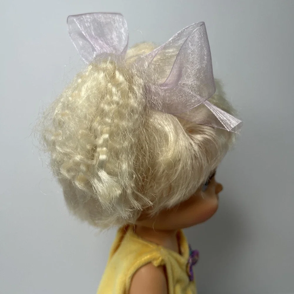 Vintage 1990 Galoob Baby Face So Delightful DeeDee #8 Doll Lavender Eyes
